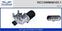 RECOFICIAL SWM481031 - Motor del limpiaparabrisas