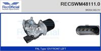 RECOFICIAL SWM481110 - Motor del limpiaparabrisas