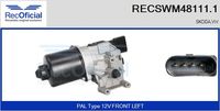 RECOFICIAL SWM481111 - Motor del limpiaparabrisas