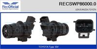 RECOFICIAL SWP860000 - Tensión [V]: 12<br>Tipo de bomba: Monobomba<br>Versión: .0<br>para fabricante volante: MAZDA<br>