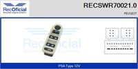 RECOFICIAL SWR700210 - Interruptor, elevalunas