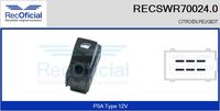 RECOFICIAL SWR700240 - Interruptor, elevalunas