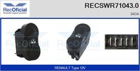 RECOFICIAL SWR710430 - Interruptor, elevalunas