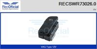 RECOFICIAL SWR730260 - Interruptor, elevalunas