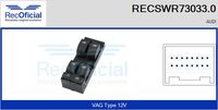 RECOFICIAL SWR730330 - Interruptor, elevalunas