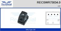 RECOFICIAL SWR730340 - Interruptor, elevalunas