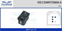 RECOFICIAL SWR750040 - Interruptor, elevalunas