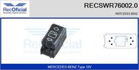 RECOFICIAL SWR760020 - Interruptor, elevalunas