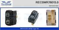 RECOFICIAL SWR760150 - Tensión [V]: 12<br>Lado de montaje: Lado de pasajero<br>Lado de montaje: lado del conductor<br>Número de nudos: 1<br>Vehículo con dirección a la izquierda / derecha: para dirección izquierda/derecha<br>Número de conexiones: 5<br>