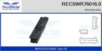 RECOFICIAL SWR760160 - Interruptor, elevalunas