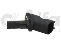 Alfa e-Parts AF03260 - Lado de montaje: Eje trasero<br>Longitud [mm]: 14<br>Peso [kg]: 0,007<br>Color: negro<br>Material: Plástico<br>Tipo de sensor: Sensor activo<br>Número de enchufes de contacto: 2<br>Color de conector: negro<br>