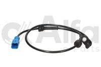 Alfa e-Parts AF01914 - Lado de montaje: Eje delantero<br>Longitud [mm]: 1070<br>Peso [kg]: 0,05<br>Color: negro<br>Material: Plástico<br>Longitud de cable [mm]: 965<br>Tipo de sensor: Hall<br>Número de enchufes de contacto: 2<br>Color de conector: azul<br>