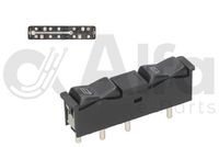 Alfa e-Parts AF00446 - Lado de montaje: Lado de pasajero<br>Longitud [mm]: 41,6<br>Color: negro<br>Material: PA 66 GF 30<br>Número de enchufes de contacto: 5<br>Material de carcasa: PA 6 GF 30<br>Color de conector: negro<br>