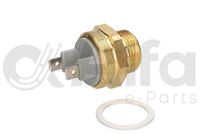 Alfa e-Parts AF05257 - Temperatura de abertura [°C]: 92<br>Medida de rosca: M22x1,5 mm<br>Ancho de llave: 29 mm<br>Número de enchufes de contacto: 2<br>Temperatura de cierre [°C]: 97<br>Forma del enchufe: rectangular<br>Color de conector: azul<br>