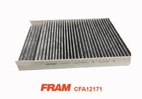 FRAM CF12139 - Tipo de filtro: Cartucho filtrante<br>Tipo de filtro: Filtro de carbón activado<br>Longitud [mm]: 300<br>Ancho [mm]: 214<br>Altura [mm]: 35<br>Peso [kg]: 0,423<br>