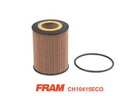 FRAM CH10415ECO - Tipo de filtro: Cartucho filtrante<br>Altura [mm]: 104<br>Diámetro interior [mm]: 42<br>Diámetro exterior [mm]: 82<br>Peso [kg]: 0,060<br>Artículo complementario / información complementaria 2: con junta tórica<br>