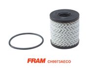 FRAM CH9973AECO - Tipo de filtro: Cartucho filtrante<br>Altura [mm]: 69<br>Diámetro interior [mm]: 24,2<br>Diámetro exterior [mm]: 65<br>Diámetro de junta tórica [mm]: 72,5<br>Peso [kg]: 0,055<br>Artículo complementario / información complementaria 2: con junta tórica<br>