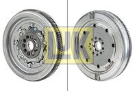 Schaeffler LuK 415075509 - Clase de caja de cambios: Caja de doble embrague 6 vel.<br>Modelo de embrague: para embrague húmedo<br>Artículo complementario/Información complementaria: con tornillos de volante<br>Cantidad de agujeros de fijación: 10<br>SVHC: No hay información disponible, diríjase al fabricante.<br>