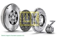 Schaeffler LuK 600037100 - año construcción desde: 06/2011<br>Equipamiento de vehículo: para vehículos sin sistema Start&Stop<br>Artículo complementario/Información complementaria: con desembrague central<br>Artículo complementario / información complementaria 2: con volante motor<br>Artículo complementario / información complementaria 2: con juego de tornillos<br>Reajuste: con reajuste automático<br>Cantidad de agujeros de fijación: 6<br>SVHC: No existen sustancias SVHC<br>