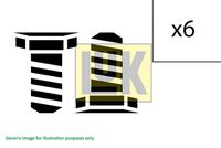 Schaeffler LuK 411013310 - N.º de tornillos de volante: 6<br>Peso [kg]: 0,120<br>