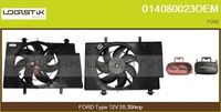 FLAMAR EVF430027FV - Motor eléctrico, ventilador del radiador - Genuine