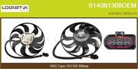 FLAMAR EVF910337VW - Ventilador, refrigeración del motor - Genuine