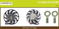 FLAMAR EVF230337VW - Ventilador, refrigeración del motor - Genuine