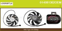 FLAMAR EVF370337VW - Ventilador, refrigeración del motor - Genuine