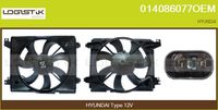 FLAMAR EVF880087KH - Motor eléctrico, ventilador del radiador - Genuine