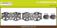 FLAMAR EVF110008SY - Motor eléctrico, ventilador del radiador - Genuine