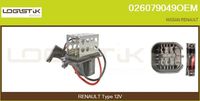 FLAMAR RSF830017RN - Equipamiento de vehículo: para vehículos sin aire acondicionado<br>Tensión [V]: 12<br>Fabricante: NISSAN<br>Fabricante: RENAULT<br>