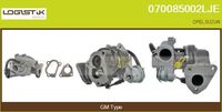 FLAMAR TCF310077KW - Restricción de fabricante: BORGWARNER<br>Tipo de sobrealimentación: Turbocompresor de gases de escape<br>Vehículo con dirección a la izquierda / derecha: para dirección izquierda/derecha<br>Versión: KS<br>Fabricante: OPEL<br>Fabricante: SUZUKI<br>Especificación del turbocompresor: KP35<br>