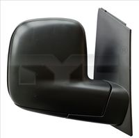 TYC 3370130 - Lado de montaje: derecha<br>Retrovisor exterior/interiror: convexo<br>Color: negro<br>Tipo de registro: Verificación ECE<br>Retrovisor exterior/interiror: para ajuste manual espejo<br>