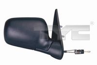 TYC 3320004 - Lado de montaje: derecha<br>Color: negro<br>Tipo de registro: Verificación ECE<br>Retrovisor exterior/interiror: Ajuste por cable<br>Retrovisor exterior/interiror: convexo<br>