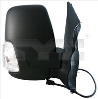 TYC 3100220 - Lado de montaje: derecha<br>Función de las luces: con luz intermitente<br>Tipo de registro: Verificación ECE<br>Retrovisor exterior/interiror: para ajuste manual espejo<br>Retrovisor exterior/interiror: convexo<br>Color tulipa intermitentes: blanco<br>Tipo de lámpara: WY5W<br>