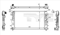 NRF 53885A - Clase de caja de cambios: Caja de cambios manual<br>Material: Aluminio<br>Longitud de red [mm]: 680<br>Ancho de red [mm]: 408<br>Profundidad de red [mm]: 28<br>Artículo complementario / información complementaria 2: con piezas de montaje<br>Tipo radiador: Aletas refrigeración soldadas<br>