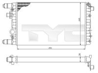 NRF 58845 - Radiador, refrigeración del motor