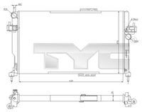 NRF 58282A - Radiador, refrigeración del motor - Economy Class