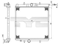 NRF 509523A - Radiador, refrigeración del motor