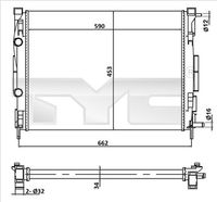 NRF 58328 - Radiador, refrigeración del motor