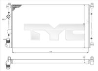 NRF 58324A - Código de motor: G9U 750<br>Código de motor: G9U 754<br>N.º de chasis (VIN) desde: B522716<br>N.º de chasis (VIN) desde: B524549<br>N.º de chasis (VIN) desde: B534616<br>N.º de chasis (VIN) desde: B547908<br>N.º de chasis (VIN) desde: B748722<br>Material: Aluminio<br>Longitud de red [mm]: 730<br>Ancho de red [mm]: 414<br>Profundidad de red [mm]: 32<br>Versión: Alternative<br>Tipo radiador: Aletas refrigeración unidas mecánicamente<br>