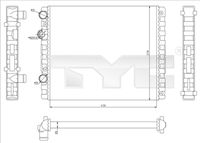 NRF 509521 - Radiador, refrigeración del motor