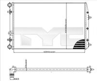 NRF 50542 - Radiador, refrigeración del motor