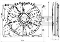 SWAG 20107256 - Ventilador, refrigeración del motor