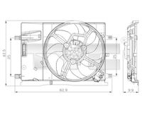 RECOFICIAL SEF740580 - Motor eléctrico, ventilador del radiador