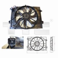 RECOFICIAL SEF780201 - Motor eléctrico, ventilador del radiador