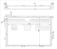 NRF 55323 - Radiador, refrigeración del motor - EASY FIT