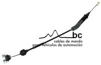 BECA CABLES 114015 - Cable de accionamiento, accionamiento del embrague