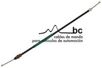 BECA CABLES 507004 - Cable de accionamiento, freno de estacionamiento