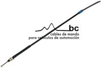 BECA CABLES 507008 - Cable de accionamiento, freno de estacionamiento